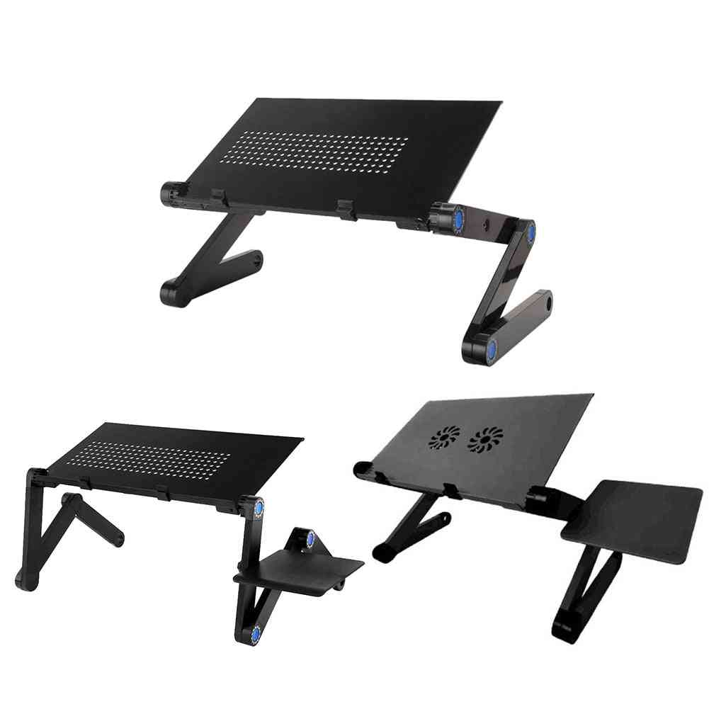 Supporto da tavolo portatile e regolabile pieghevole in lega di alluminio per computer portatile