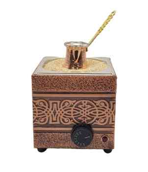 Englische Sandkaffee Kupfer Brühmaschine mit Kupferkanne