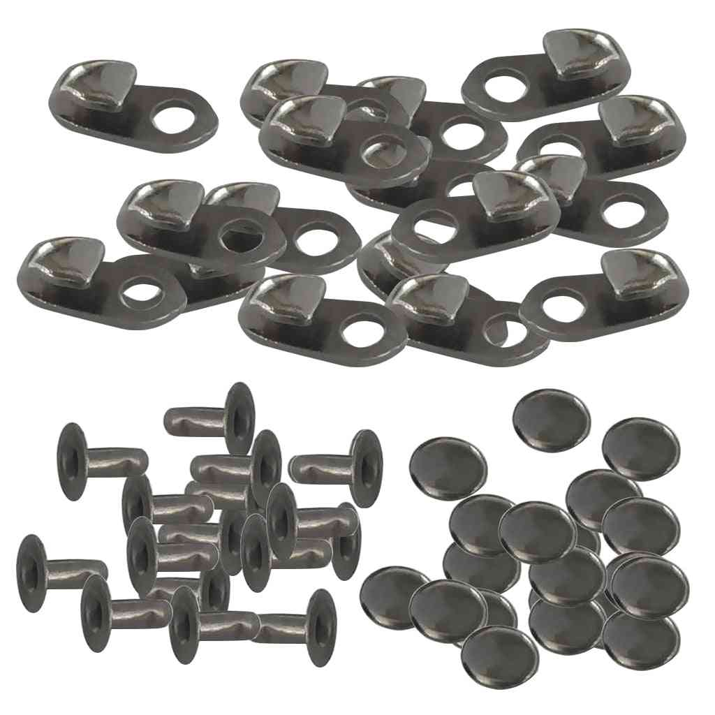 Speed Shoe Hooks Lace Fittings Buckles With Rivets For Climb Hiking