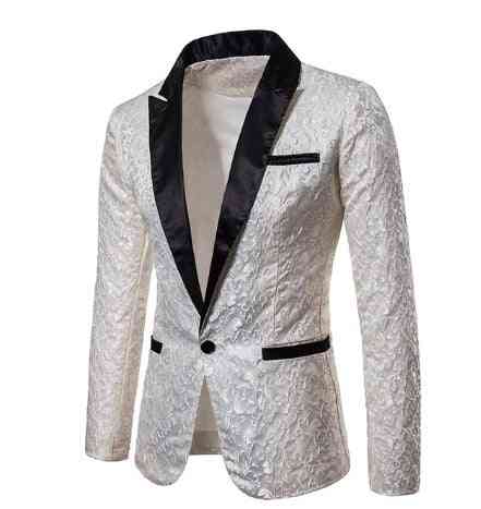 Muški luksuzni slim fit formalni sako s dugmadima, poslovni kaput / jakna