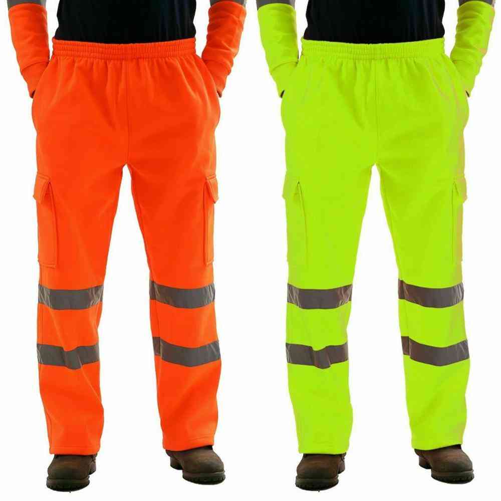 Fashion Men Road Work High Overalls Casual Pocket Trouser