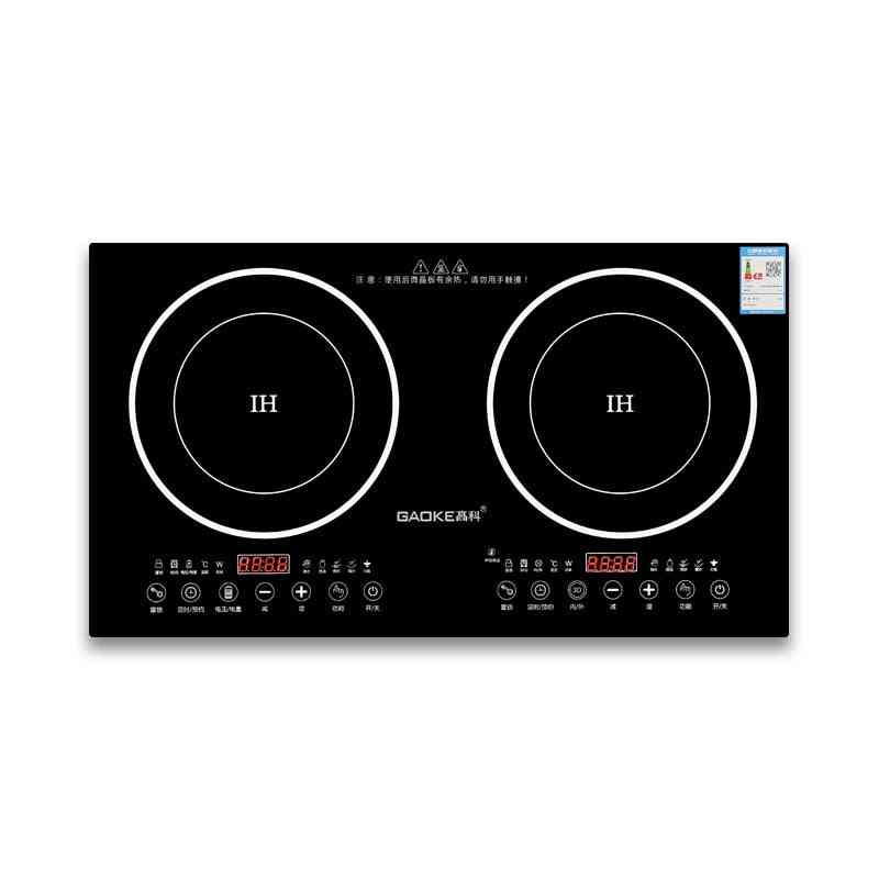 Double Pot Embedded Dual Cooker Electric Built-in Induction Hobs