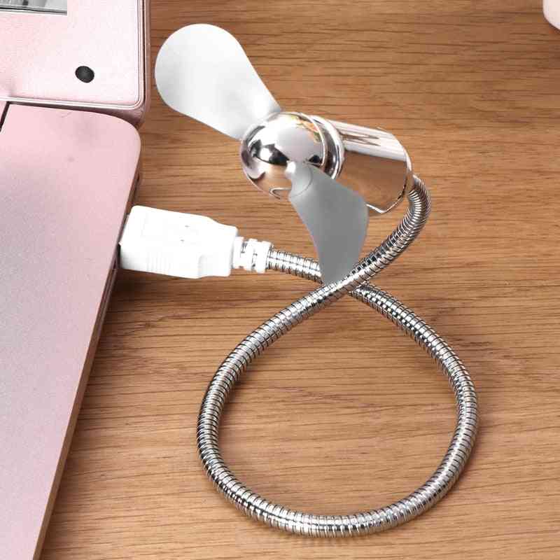Mini elastyczny wentylator chłodzący USB z przełącznikiem