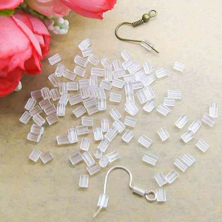 200pcs Jewelry Findings - Silicon Earring Back Stoppers