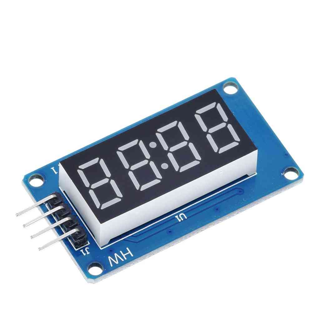 Led Display Module For Arduino 7 Segment 4 Bits 0.36inch Clock Red Anode Digital Tube