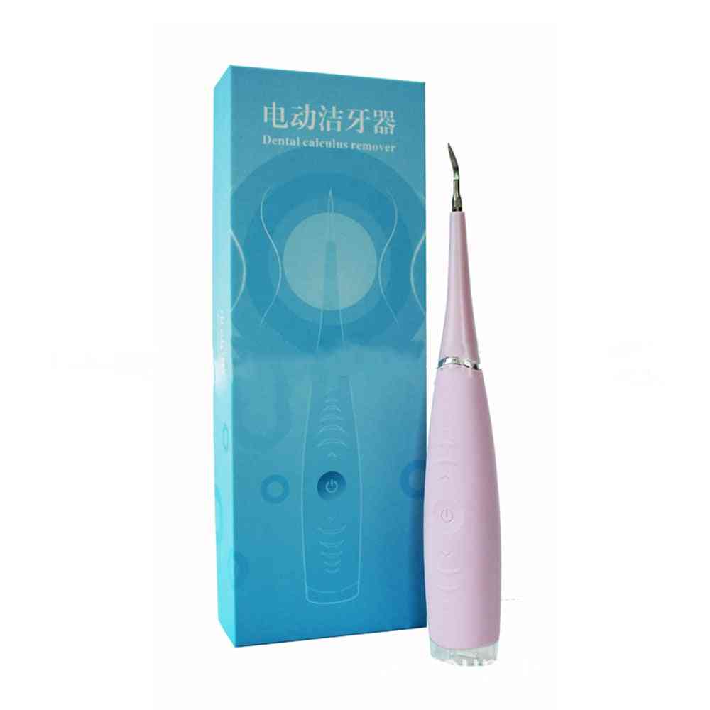 Usb Recharge Vibration Sonic Dental Scaler Tooth And Calculus Remover