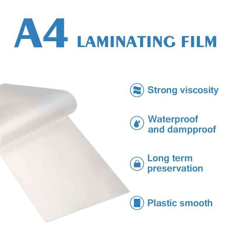 A4 thermique, film de plastification pour fichiers photo, plastification d'image de carte