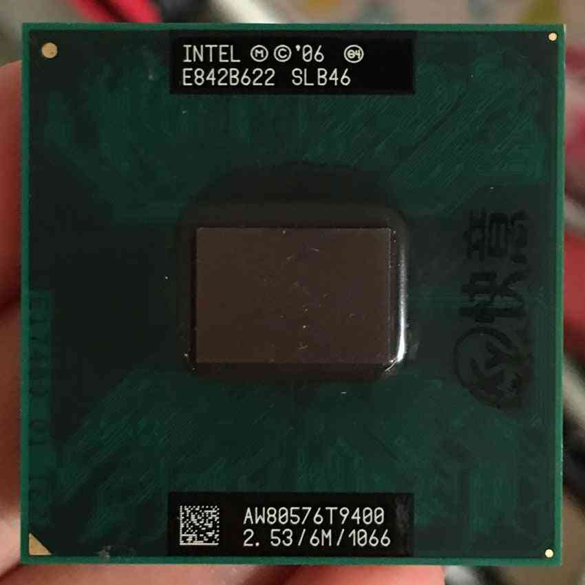 2-duo t9400, pga-478, cpu bærbar processor