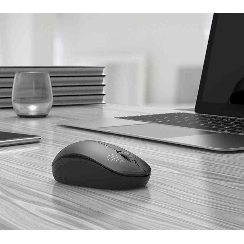 Mini portabil zgomotos 2.4ghz, mouse wireless pentru laptop, desktop