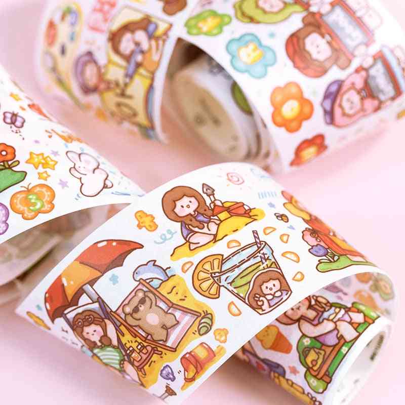 Capricorn Series, Cute Fresh Decorative Paper Masking Tape