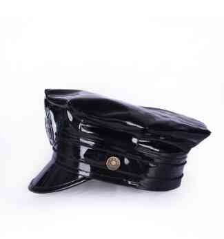 Black Police, Cosplay Uniform, Halloween Cap