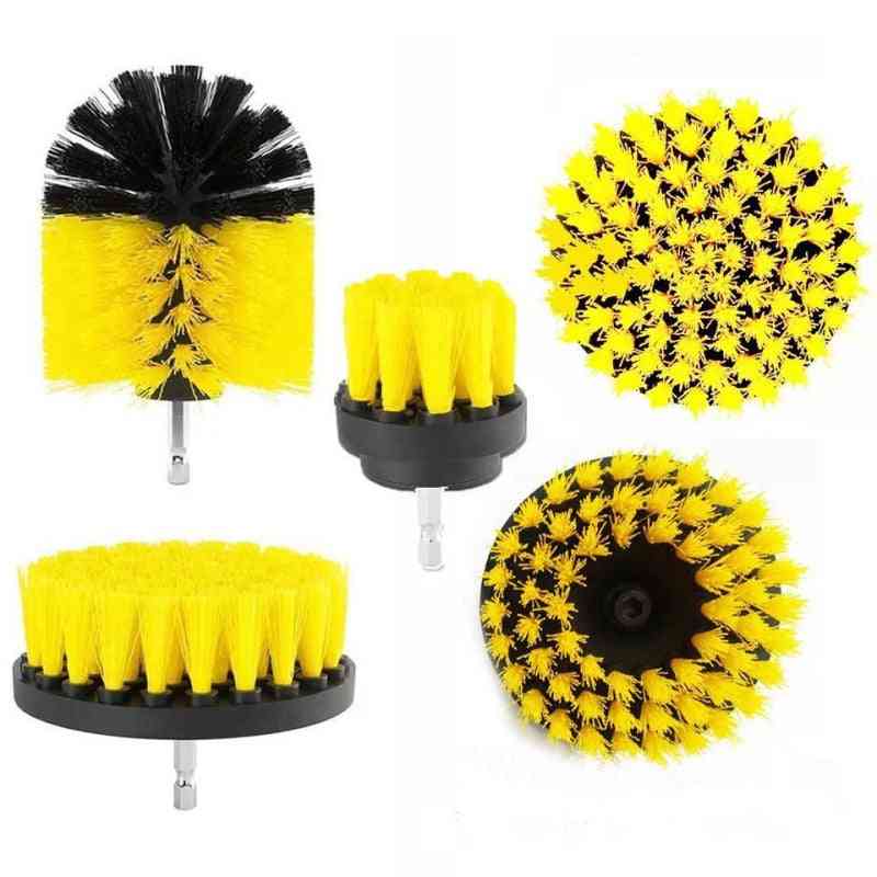 Plastic Round, Cleaning Brush For Carpet Glass, Car Tires, Scrubber Drill