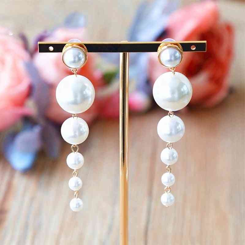 Noi accesorii cercei cu perle pentru moda feminina