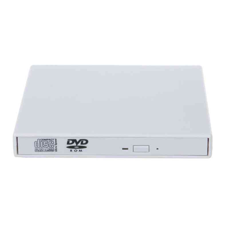 Usb 2.0 Plug & Play External Dvd Drive, Combo Cd-rw Burner Rom