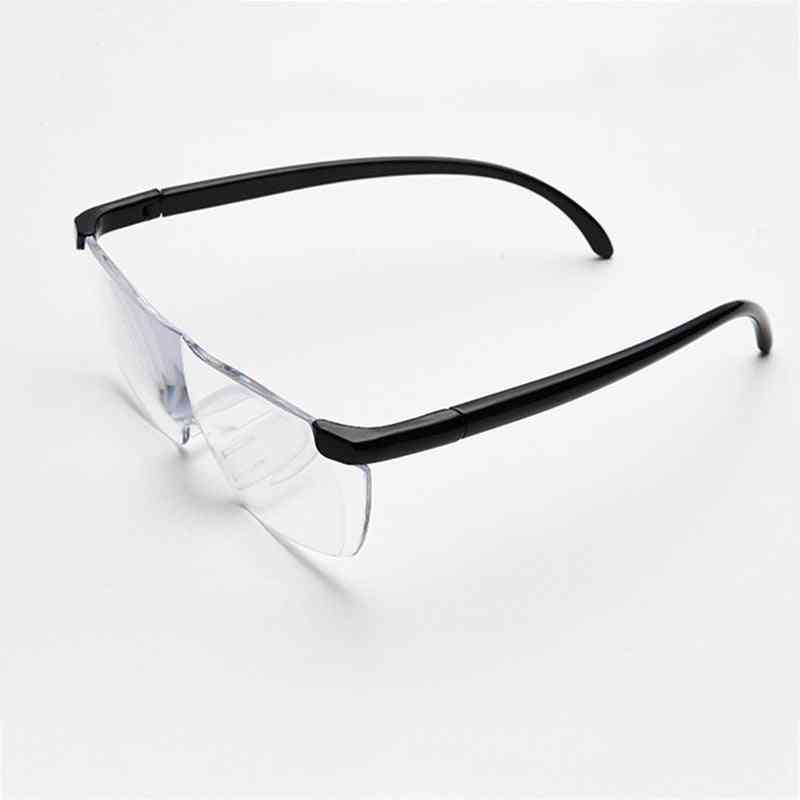 Brýle se zorným úhlem 250 stupňů, lupa se zvětšovacími brýlemi na čtení
