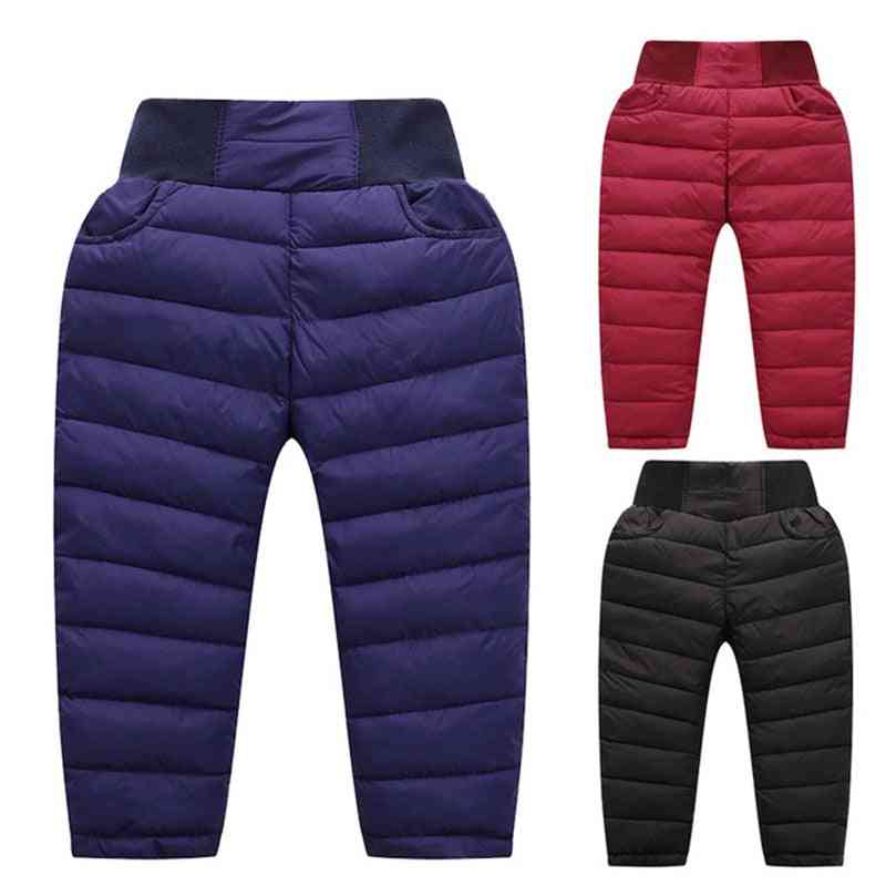 Calças quentes de inverno e calças compridas com cintura alta