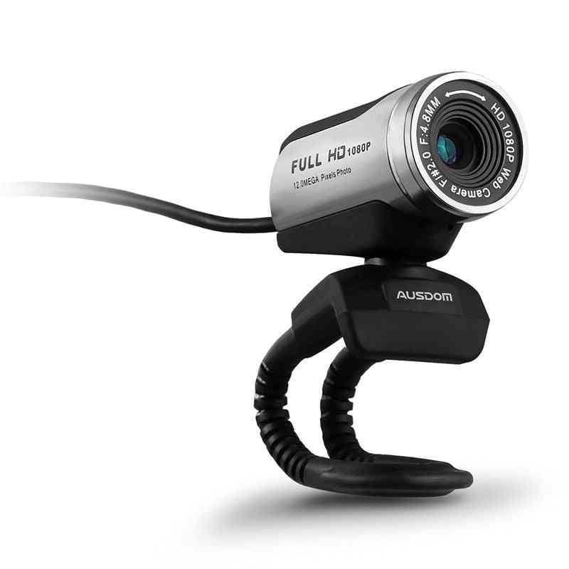Aw615 1080p Webcam Built-in Microphone With Usb 2.0 For  Laptop Live Broadcast Video