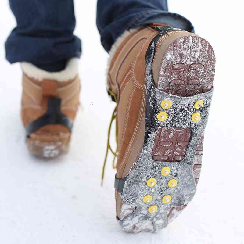 10 зъба, противоплъзгащи се - сняг, лед, катерене, неплъзгащи се крампи за обувки
