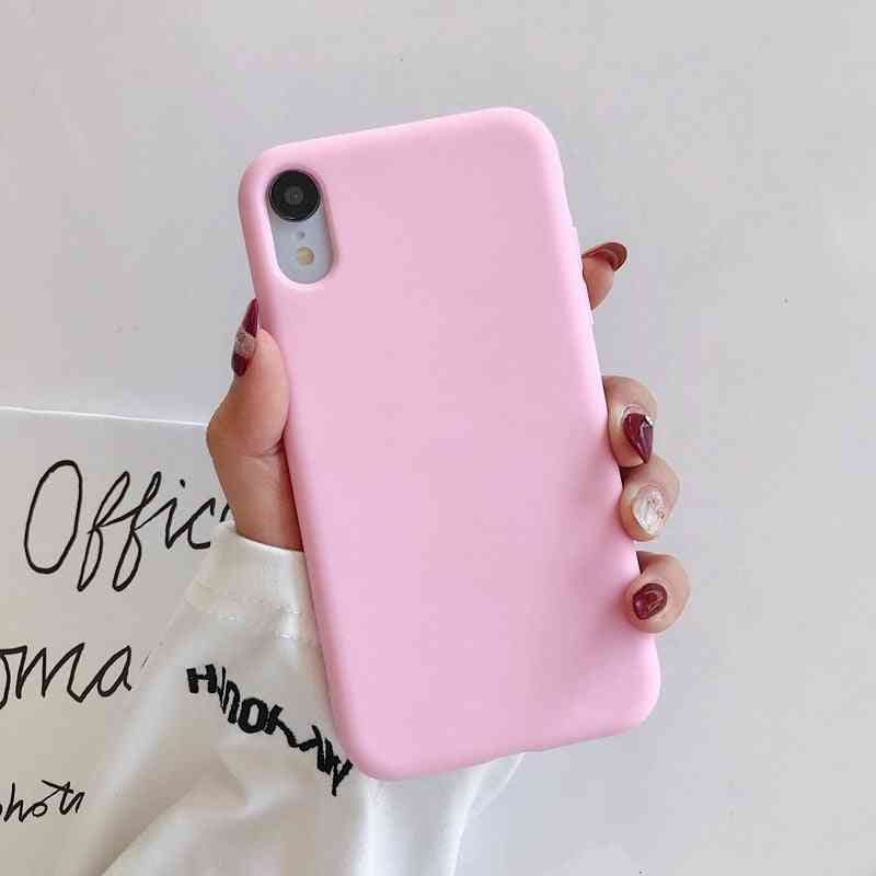 Soft Tpu,, Rubber Silicone, Candy Color, Phone Back Cover