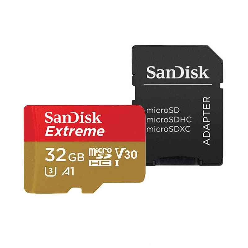 Extreme Micro SD -kortti, 128 Gt: n flash-muistikortti, u3 / 4k / V30 TF-kortit