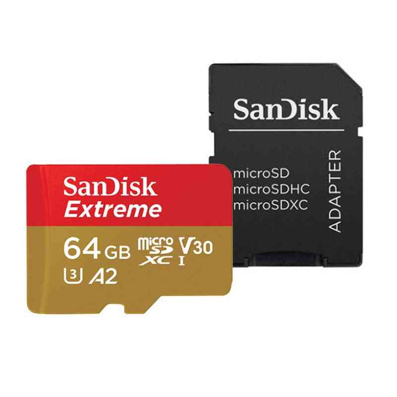 Extreme Micro SD -kortti, 128 Gt: n flash-muistikortti, u3 / 4k / V30 TF-kortit