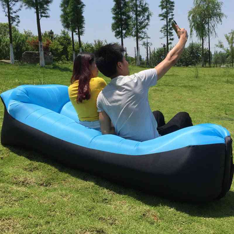 Lazy Pillow, Waterproof Inflatable Sofa, Portable Outdoor, Sleeping Bed