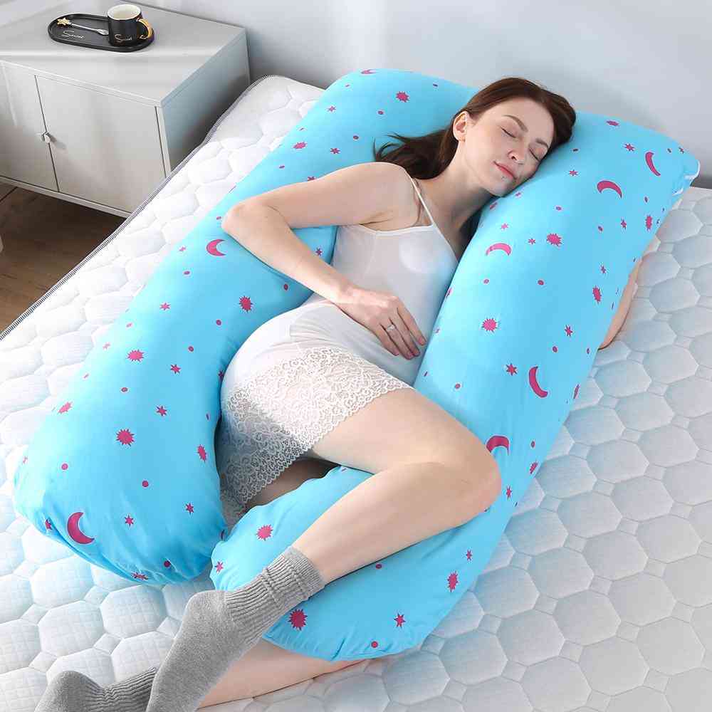 Women's Comfortable Maternity U-shaped Pillow, Side Sleepers Cushion For Bed