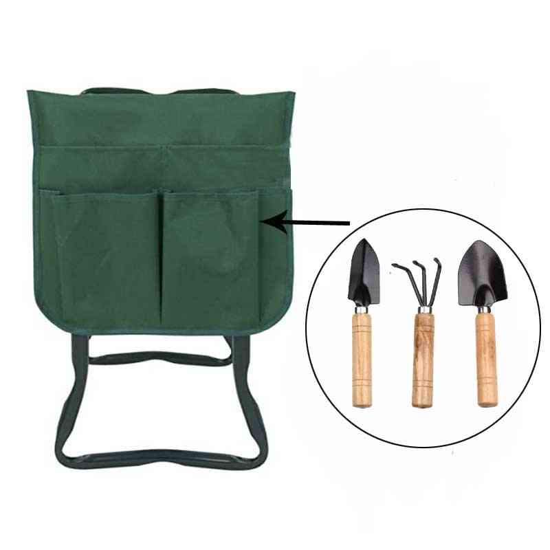 Bolsa de herramientas portátil para jardín, kit de herramientas