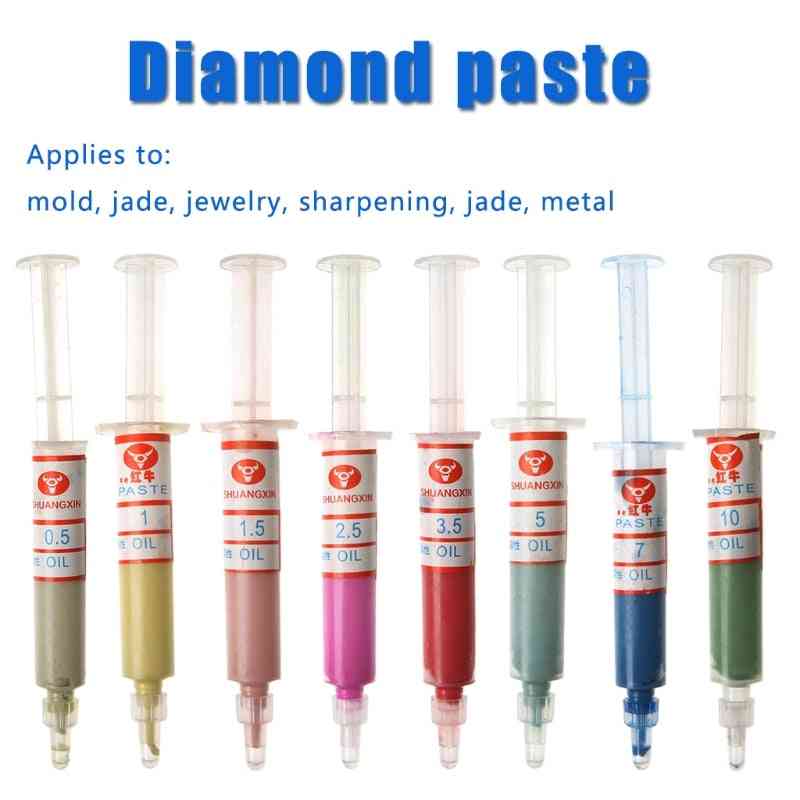 Diamond Polishing Lapping Pastes Compound Syringes Set