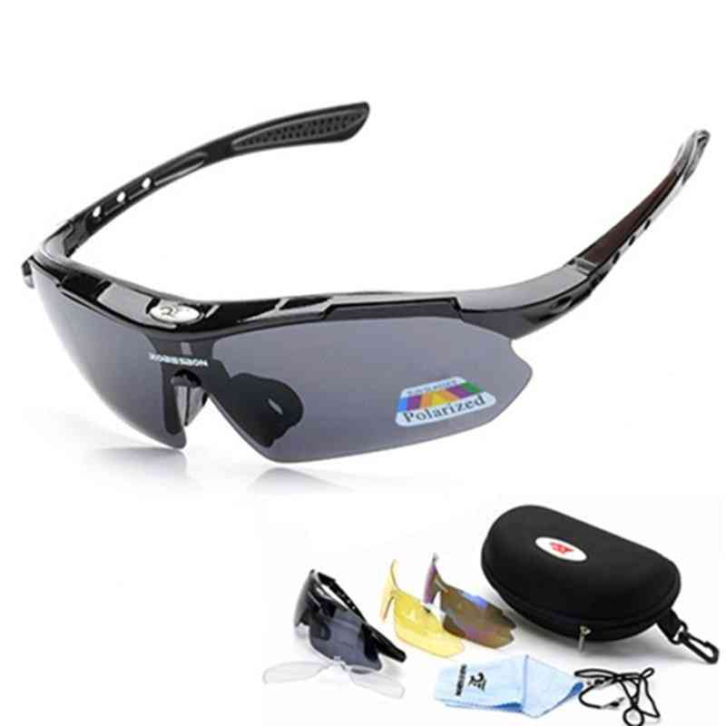 Polarisoidut pyöräilulasit silmälasit 3 linssi uv400