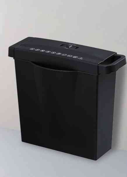 Mini přenosný skartovač papíru s elektřinou A4, stolní papír na spisy, řezací stroj