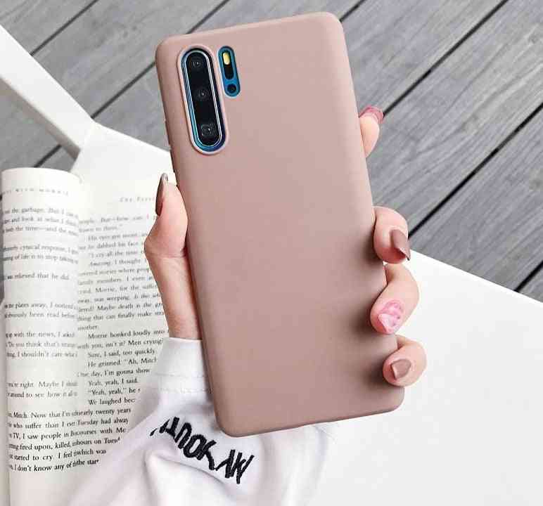 Candy Color- Silicone Phone Case, Soft Tpu, Back Cover - Set 1