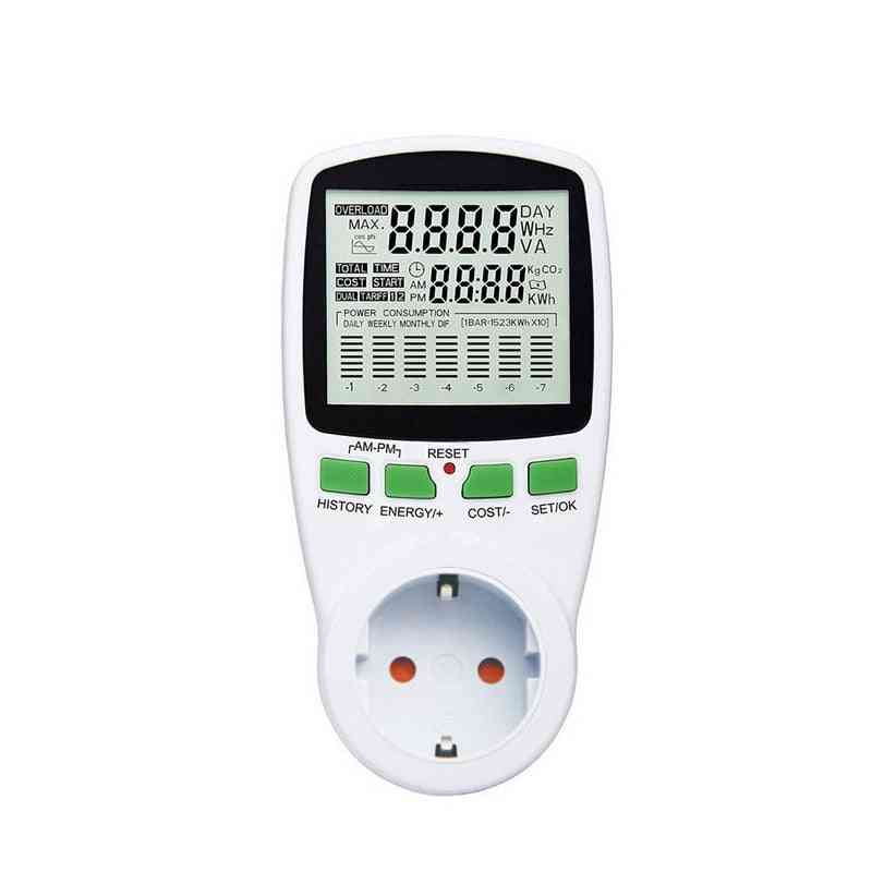 Digital Voltage Consumption Watt Power Meter, Electricity  Monitor