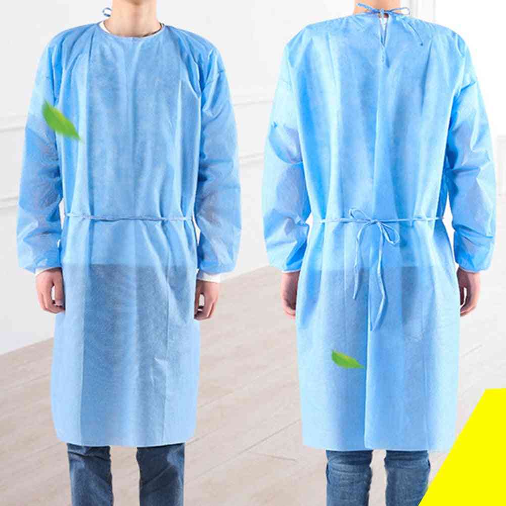 Disposable Isolation, Protection Gown Suit With Masks, Gloves