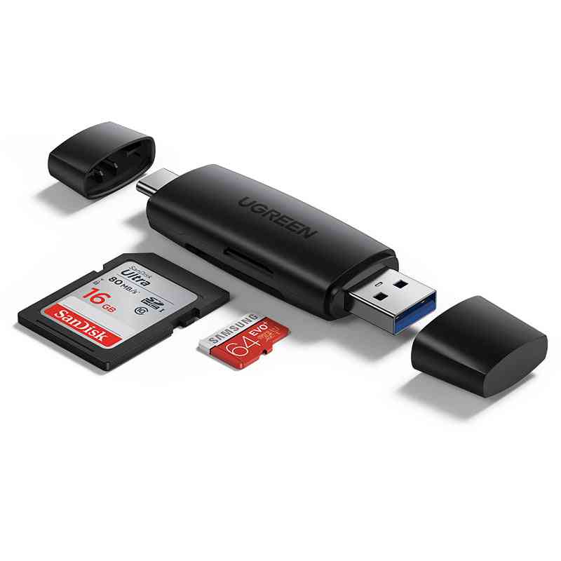 Usb Card Reader, Type C  3.0 To Sd Micro Sd Tf Adapter