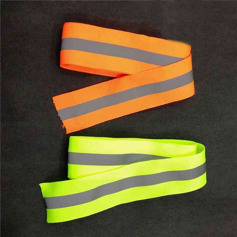 Luminous Stripe Ribbon Reflective Webbing Piping Taps
