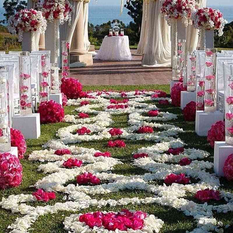 Rose Petals Artificial Favor Centerpieces For Wedding, Decorations