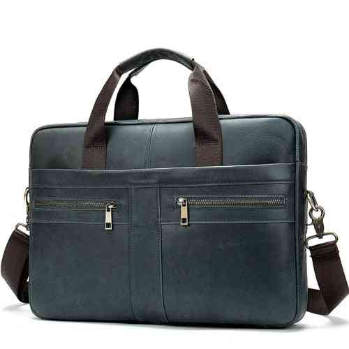 Men's Genuine Leather Briefcase For Laptop