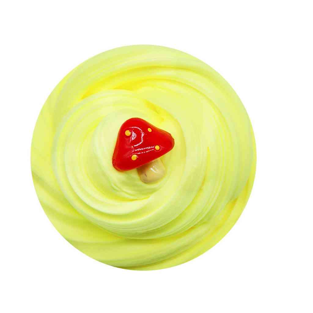 El limo suministra la presión de la aromaterapia de la nube del kit de la fruta al juguete esponjoso