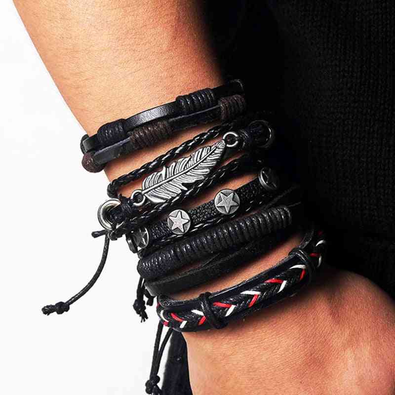 Classic Multi-layer Leather Bracelet