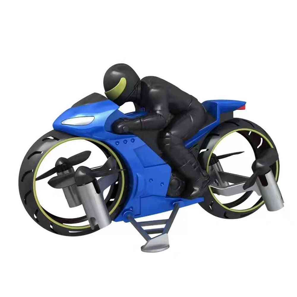 Motocicleta rc, recargable, juguete para acrobacias con luz led fresca