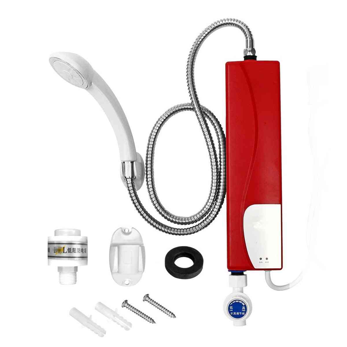 Electric Tankless Instant Hot Water Heater+shower - Bathroom, Kitchen Use