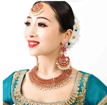 New Nepal, Ethnic, Indian Accessory, Necklace+earrings