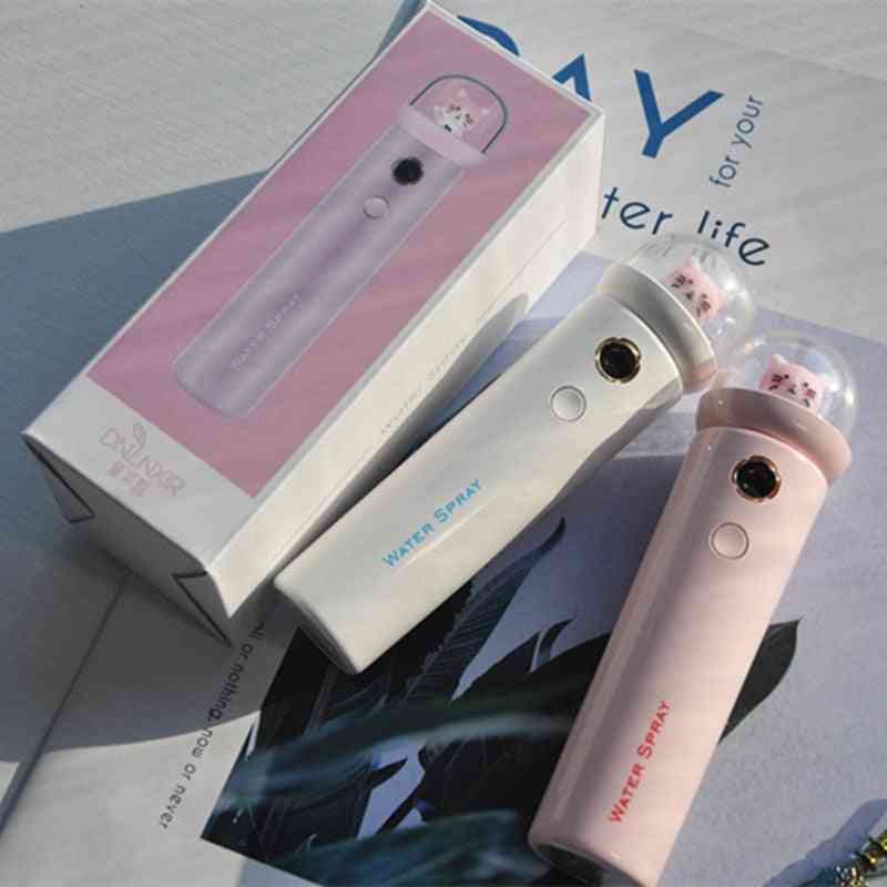 Usb Rechargeable- Nano Spray, Facial Water, Electric Moisturizing, Hydrating Face Device