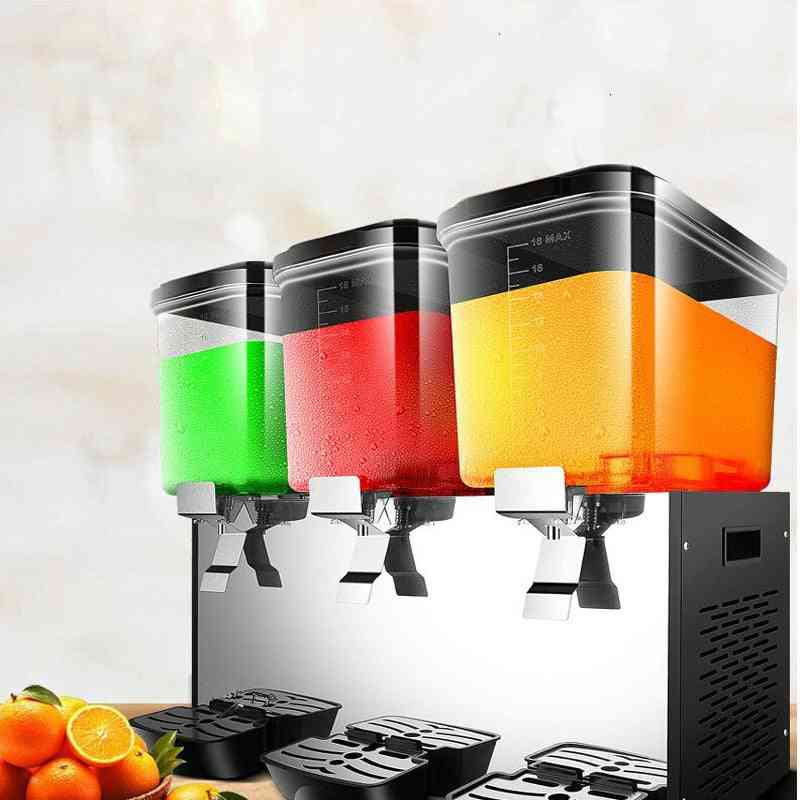 Cold Beverage Machine, Three Tank Commercial Automatic Juice Dispenser