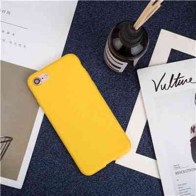 удароустойчив мек луксозен силиконов тънък мек цветен калъф за телефон за iphone set-6