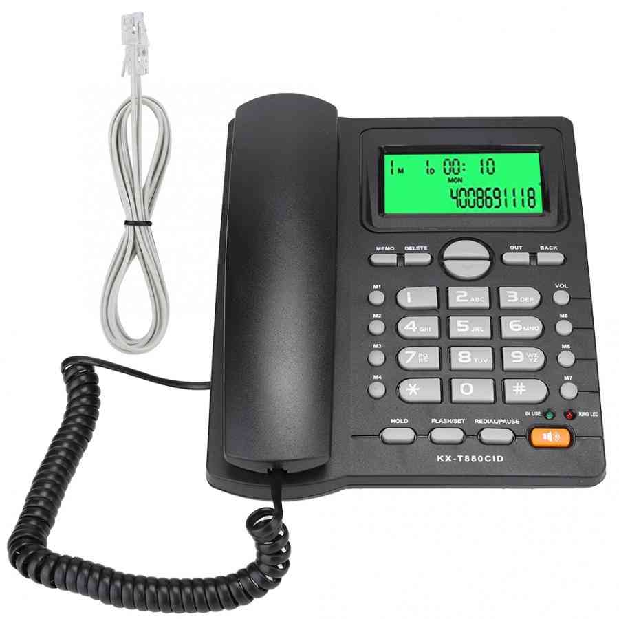 Caller Id Display, Landline Telephonewith Mute Function For Home, Office