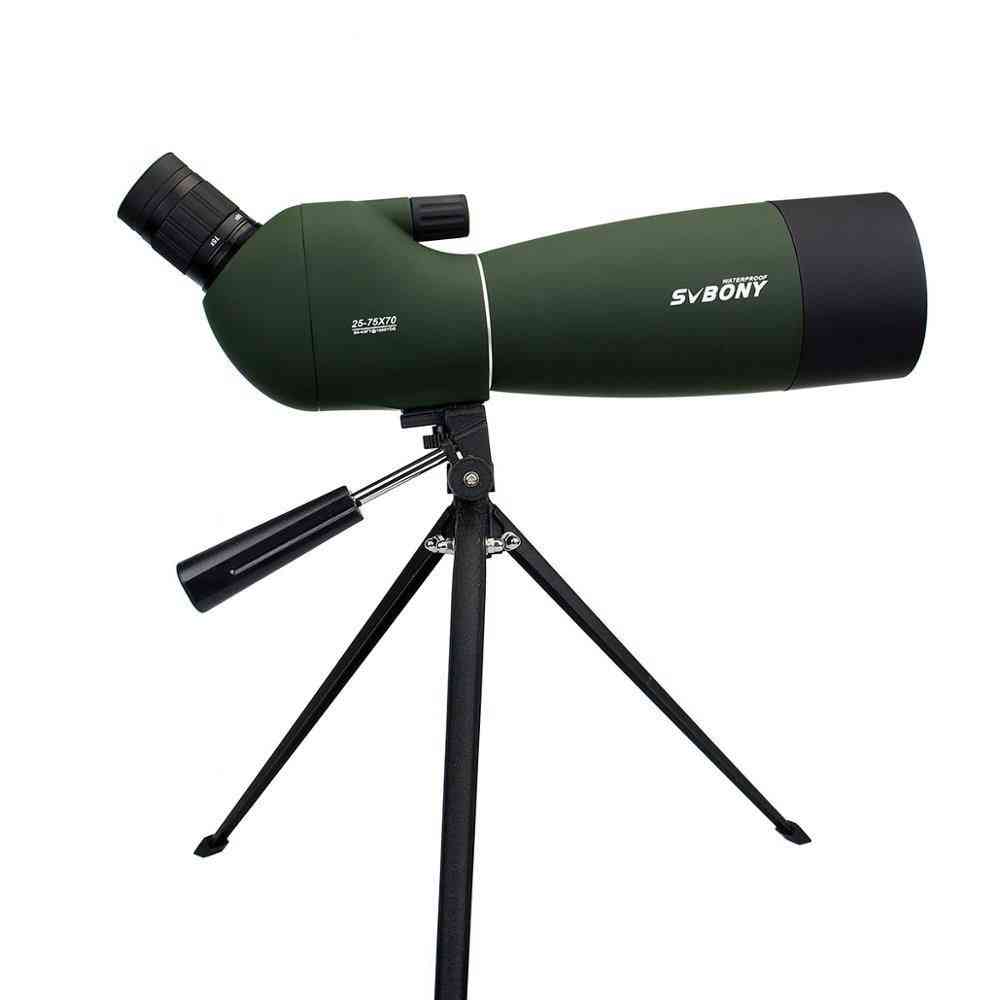 Scope Whti 25-75x Magnification And 70mm Objective Lens Binoculars+tripod