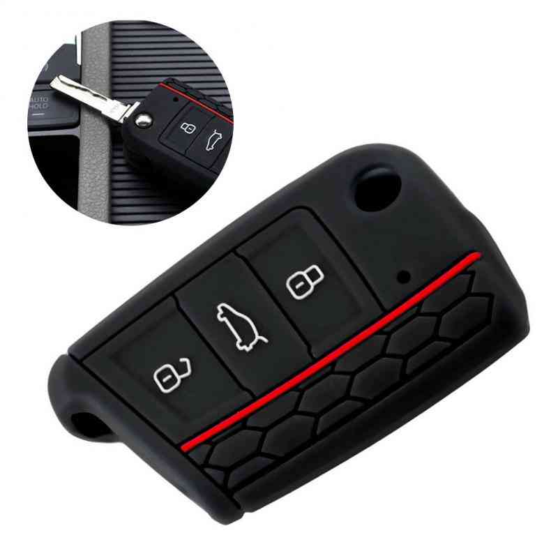 Silicone Car Key Case, Remote Fob, Shell Cover