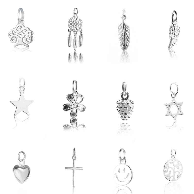 Sterling Silver Charms Pendant For Women